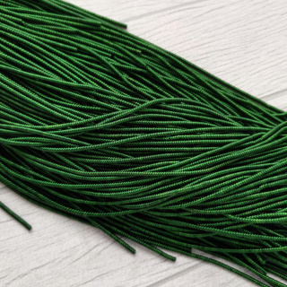 Канитель Фигурная, Dark Green, 1,5мм | Канитель Индия купить дёшево