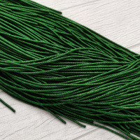 Канитель Фигурная, Dark Green, 1,5мм | Канитель Индия купить дёшево