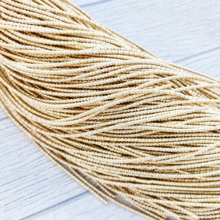 Канитель Фигурная,Light Gold, 2мм| Канитель Индия купить дёшево