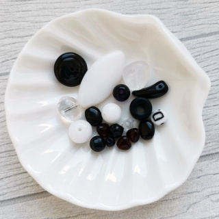 Микс бусин Black&White Preciosa, 10гр