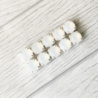Шатон White Opal матовый, 8мм, 1шт