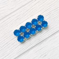 Шатон Capri Blue матовый, 8мм, 1шт