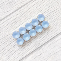 Шатон Light Sapphire матовый, 8мм, 1шт