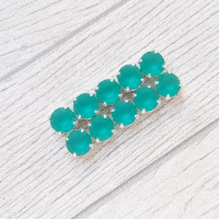 Шатон Blue Zircon матовый, 8мм, 1шт