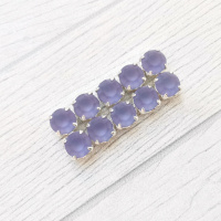Шатон Tanzanite матовый, 8мм, 1шт