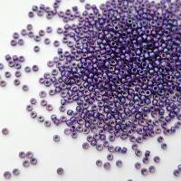 Бисер Японский Toho Round №928, 15/0, Rainbow Rosaline/Opaque Purple-Lined