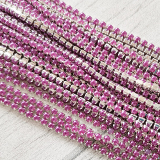 Жемчужная цепь, Amethyst, 2мм
