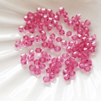 Биконусы Preciosa, Rose, 3мм,20шт