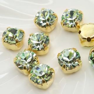 Шатон Chrysol+gold, 6мм, 1шт 
