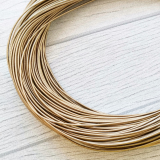 Канитель жёсткая, Antique gold, 1,25 мм, 70см| Канитель Индия купить дёшево