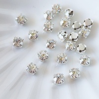 Шатоны Чехия Прециоза Кристалл Crystal, 4мм, 10шт