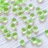 Бусины GemDuo (Matubo) 50400 Lime Green, 20шт