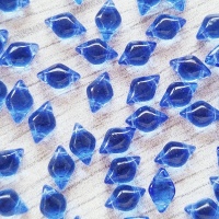 Бусины сапфир GemDuo30060 Sapphire, 20шт