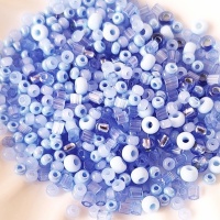 Бисер Preciosa Mix Light Blue King голубой синий, 8 грамм