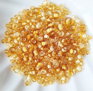 Бисер Preciosa Mix Haney Gold, 8 грамм