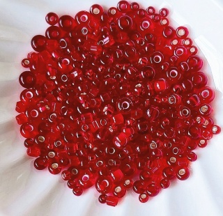 Бисер Preciosa Mix Red красный, 8 грамм