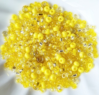 Бисер Preciosa Mix Yellow желтый, 8 грамм