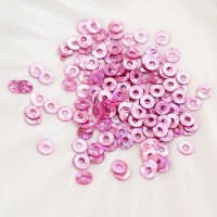 Пайетки (Индия) розовый Pink 3мм, 3гр