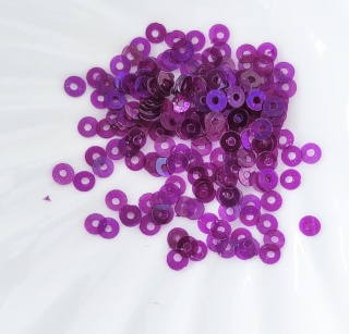 Пайетки (Индия) Dark Violet 3мм, 3гр