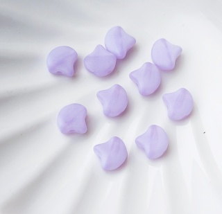 Бусины Гинко опал матовый сирень Ginko 21310/84110 Opal Dark Violet Mat, 10шт