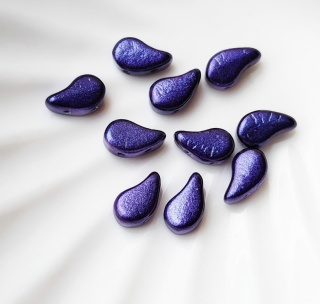 Бусины PaisleyDuo 23980/24202 Metalust Purple, 10шт