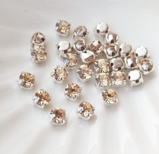 Шатоны Preciosa Crystal Golden Honey DF, 4мм, 10шт
