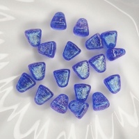 Бусины треугольники Nib-Bit 30060/56952 Stardust Sapphire, 20шт