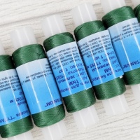 Нить для бисера Зеленая 0,1мм, 110м, 1катушка