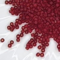 Японский бисер Миюки Miyuki Delica 11/0 DB1262 Matted Transp Dk.Cranberry, 3гр