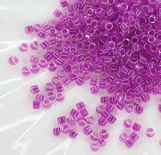 Японский бисер Миюки Делика Miyuki Delica 11/0 DB0073 Lined Lilac AB, 3гр