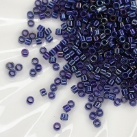 Японский бисер Miyuki Delica 11/0 DB2386 Fancy Lined Han Blue, 3гр