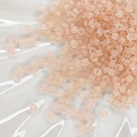 Японский бисер Miyuki Delica 11/0 DB1263  Matted Transparent Pink Mist, 3гр