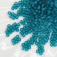 Японский бисер для плетения Miyuki Delica 11/0 DB1268 Matted Transparent Caribbean Teal, 3гр