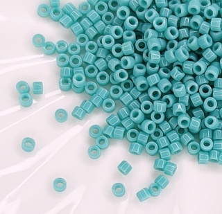 Японский бисер Miyuki Delica 11/0 DB0729 Opaque Turquoise Green, 3гр