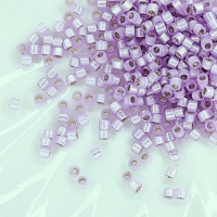 Японский бисер Лаванда Miyuki Delica 11/0 DB0629 Silver Lined Lavender Alabaster Dyed, 3гр