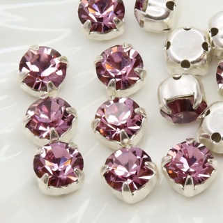 Шатон Чехия светлый аметист Light Amethyst DF, 6мм, 1шт