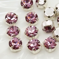 Шатон Чехия светлый аметист Light Amethyst DF, 6мм, 1шт