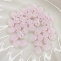 Бусины SuperDuo опаловый розовый 71200 Opal Pink 2,5*5мм, 3гр (38шт)