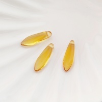 Чешские бусины Даггерс Топаз Glass Daggers 5*16mm 10060, 3шт