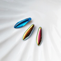 Бусины Чешские даггерс Glass Daggers 5*16mm 60020/28101, 3шт