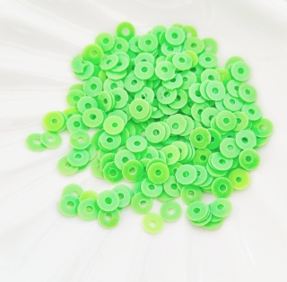 Пайетки (Индия) Elecrtic Green 4мм, 3гр