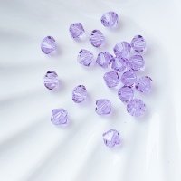 Биконусы Чехия Preciosa сиреневые Violet,4мм, 20шт