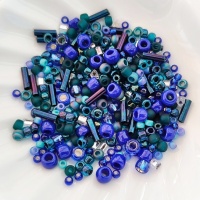Микс Япония Тохо синий зеленый Toho 3224 Blue/Green, 8гр