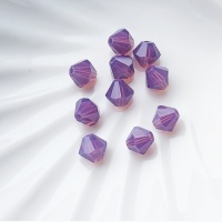 Биконусы Чешские Preciosa Amethyst  Opal 6мм, 10шт