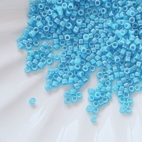 Бисер для плетения Светло-голубой Miyuki Delica 11/0 DB0164 Opaque Lt. Blue AB, 3г