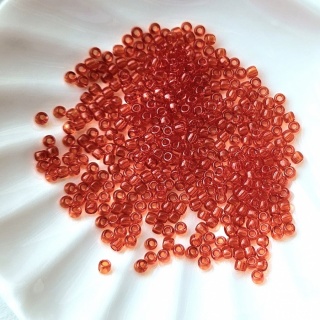 Японский прозрачный красный Бисер Toho 11/0, №5 Lt. Siam Ruby, 4 гр