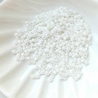 Японский белый радужный Тохо Бисер Toho 11/0, №401, Rainbow White, 4 гр