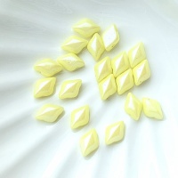 Бусины Ромбики желтые GemDuo 02010/24503 Tutti Frutti Lemon, 20шт