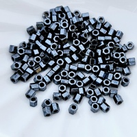 Граненный шестиугольный бисер Hexagon 8/0, №81 Metallic Hematite, 4гр