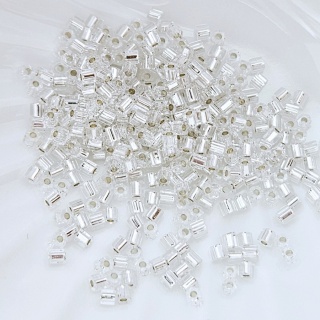 Граненный шестиугольный бисер Hexagon 11/0, №21 Crystal S/L, 4гр